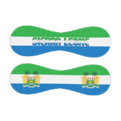 Balle De Baseball Drapeau et blason de Sierra Leone Patriotique (Panneaux)