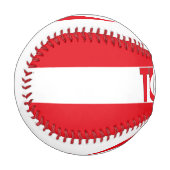 Balle De Baseball Drapeau et blason de Turquie Patriotique (Devant Gauche)