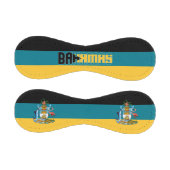 Balle De Baseball Drapeau et blason des Bahamas Patriotique (Panneaux)