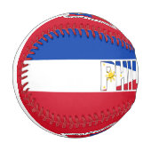 Balle De Baseball Drapeau et blason des Philippines Patriotique (Devant Gauche)