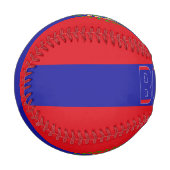 Balle De Baseball Drapeau et blason du Belize Patriotique (Devant Gauche)