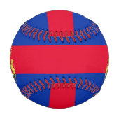 Balle De Baseball Drapeau et blason du Cambodge Patriotique (Dos)