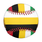 Balle De Baseball Drapeau et blason du Guyana Patriotique (Dos)