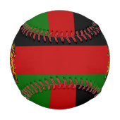 Balle De Baseball Drapeau et blason du Kenya Patriotique (Dos)