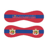 Balle De Baseball Drapeau et blason du Liechtenstein Patriotique (Panneaux)