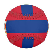 Balle De Baseball Drapeau et blason du Liechtenstein Patriotique (Dos)
