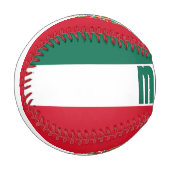 Balle De Baseball Drapeau et blason du Mexique Patriotique (Devant Gauche)