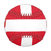 Balle De Baseball Drapeau et blason du Pérou Patriotique (Dos)