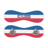 Balle De Baseball Drapeau et blason islandais Patriotique (Panneaux)