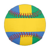 Balle De Baseball Drapeau gabonais (Gabon) (Dos)