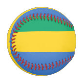 Balle De Baseball Drapeau gabonais (Gabon) (Devant Gauche)