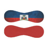 Balle De Baseball Drapeau Grunge D'Haïti (Panneaux)