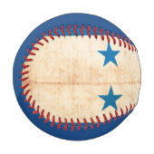 Balle De Baseball Drapeau Grunge Du Honduras (Devant Gauche)