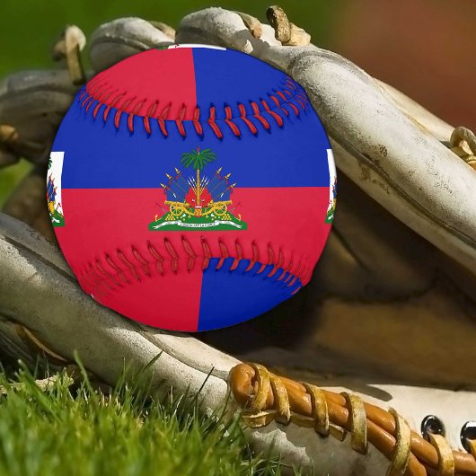 Balle De Baseball Drapeau haïtien & Haïti sports / Bals de baseball