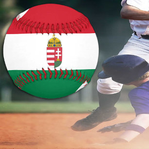 Balle De Baseball Drapeau hongrois & sports hongrois / Bals de baseb