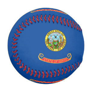 Balle De Baseball Drapeau Idaho