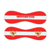 Balle De Baseball Drapeau indonésien et blason patriotique (Panneaux)