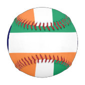 Balle De Baseball Drapeau irlandais et blason patriotique (Dos)