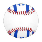 Balle De Baseball Drapeau Israël (Dos)