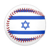 Balle De Baseball Drapeau Israël (Devant Gauche)
