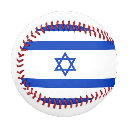 Balle De Baseball Drapeau Israël (Devant Gauche)