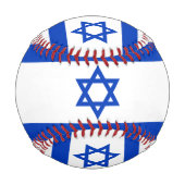 Balle De Baseball Drapeau israélien (Israël) (Dos)