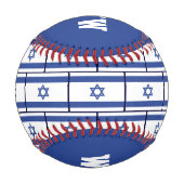 Balle De Baseball DRAPEAU ISRAÉLIEN Patriotique (Dos)