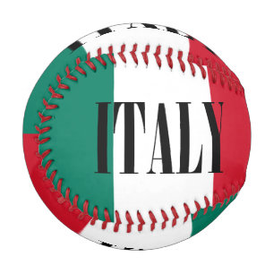 Balle De Baseball Drapeau italien Italia Il Tricolore