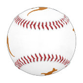 Balle De Baseball drapeau kangourou australien (Devant)