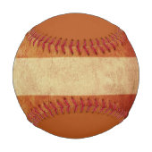 Balle De Baseball Drapeau Lettonie (Devant)