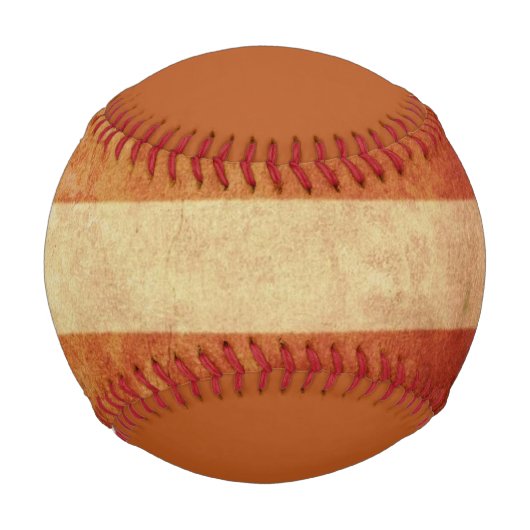 Balle De Baseball Drapeau Lettonie (Devant)