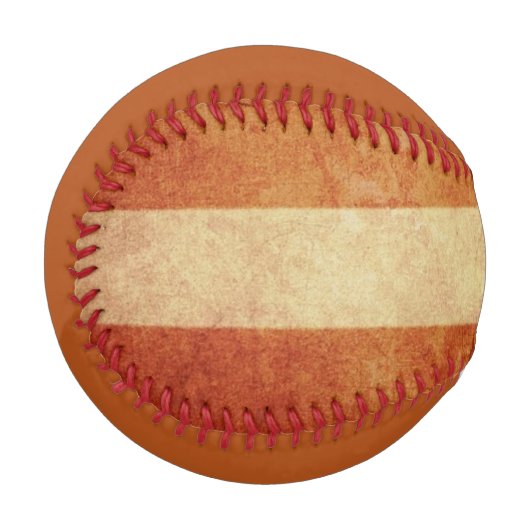 Balle De Baseball Drapeau Lettonie (Devant Gauche)