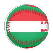 Balle De Baseball Drapeau libanais et blason patriotique (Devant Gauche)