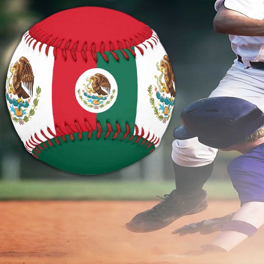 Balle De Baseball Drapeau mexicain & sports mexicains / Bals de base