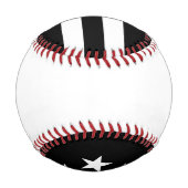 Balle De Baseball Drapeau noir de Porto Rico (Dos)