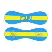 Balle De Baseball Drapeau Palaos et blason Patriotique (Panneaux)