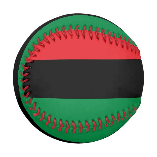 Balle De Baseball Drapeau panafricain (Devant Gauche)