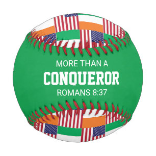 Balle De Baseball DRAPEAU Patriotique IRLANDAIS AMÉRICAIN