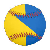 Balle De Baseball Drapeau Patriotique Ukrainien & Ukraine / Baseball (Dos)