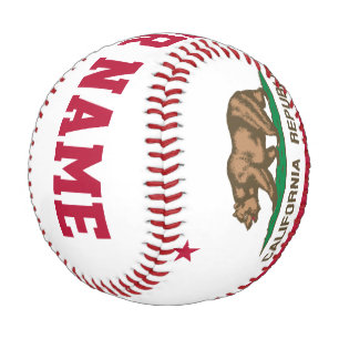 Balle De Baseball Drapeau Personnalisé de la République de Califor
