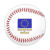 Balle De Baseball Drapeau personnalisé de l'Union européenne et de l (Devant Gauche)