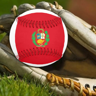Balle De Baseball Drapeau péruvien & Sports Pérou / Bals de baseball