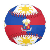 Balle De Baseball Drapeau philippin, Philippines sport / Bals de bas (Dos)