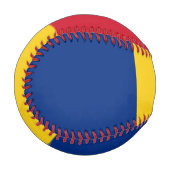 Balle De Baseball Drapeau roumain (Roumanie) (Devant Gauche)