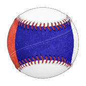 Balle De Baseball Drapeau russe Grunge (Devant)