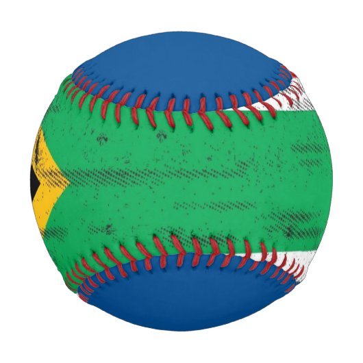 Balle De Baseball Drapeau sud-africain (Devant)