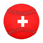 Balle De Baseball Drapeau suisse (Suisse) (Dos)