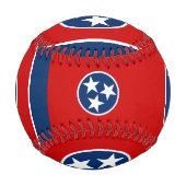 Balle De Baseball Drapeau Tennessee, Monogramme / Ballons De Basebal (Dos)