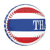 Balle De Baseball Drapeau thaïlandais (Devant Gauche)