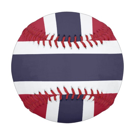 Balle De Baseball Drapeau thaïlandais (Thaïlande) (Devant)